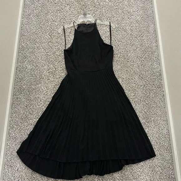 Line + Dot black pleated dress M - Picture 4 of 8